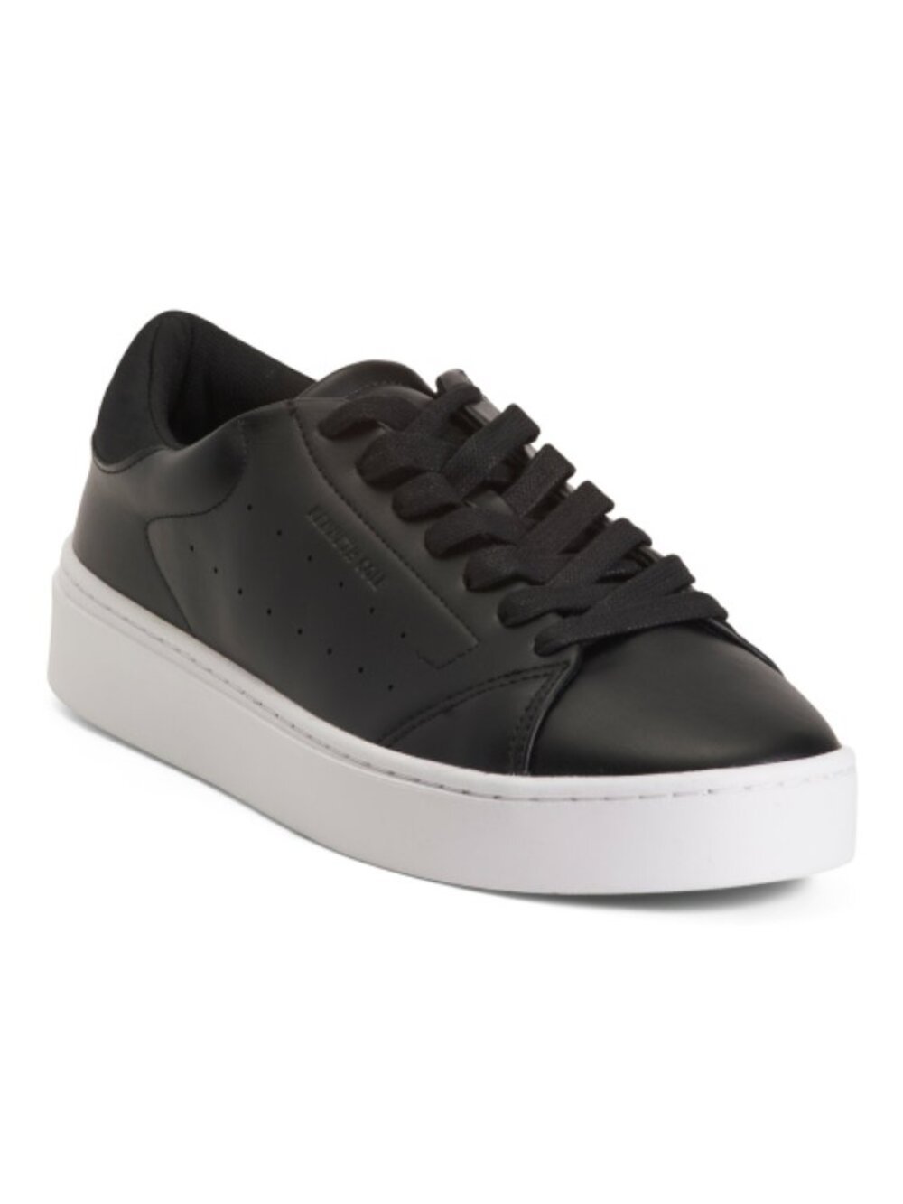 KENNETH COLE NEW YORK Men's Black Nicco Sport Casual Shoes with Brand Logo